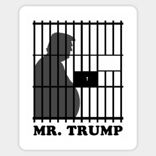 Mister Trump Lock Him Up Sticker